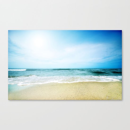 Paradise Ocean waves Canvas Print
