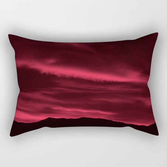 SW Burgundy Sunrise Rectangular Pillow