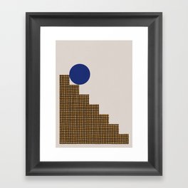 Blue Circle #2 Framed Art Print