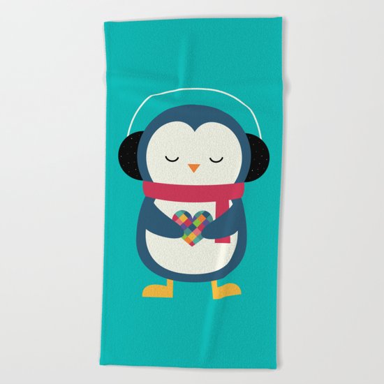 Take My Heart Beach Towel