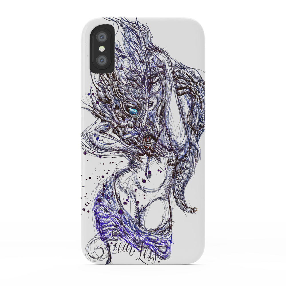Less Fear, More Hips Phone Case by leighpod