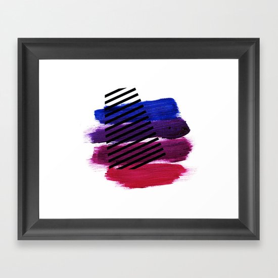 Magenta Broadcast Framed Art Print