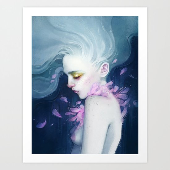 Displace Art Print