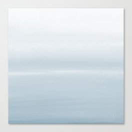 Fog Blue - Abstract Art Series Canvas Print