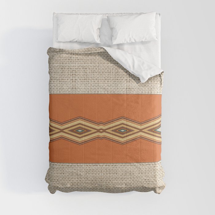 Southwestern Earth Tone Texture Design Comforter