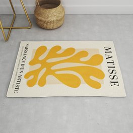 Sun Leaf 2: Matisse Edition | Mid Century Series Area & Throw Rug