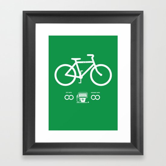 Infinity MPG (Society6 Edition) Framed Art Print