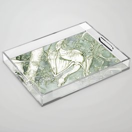 Chaudeleau the Green Marsh Dragon Acrylic Tray