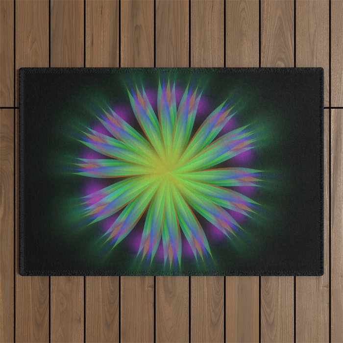 Sonic Bloom Outdoor Rug