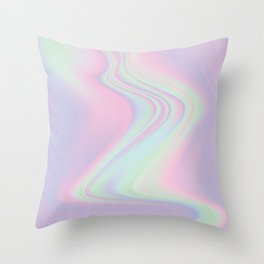 Iridescent Happy Place Throw Pillow