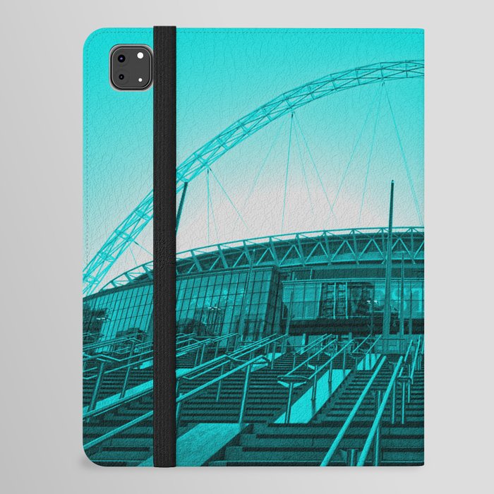 Wembley Stadium in Wembley London in blue iPad Folio Case