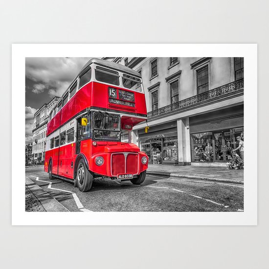 London Routemaster 15 Art Print