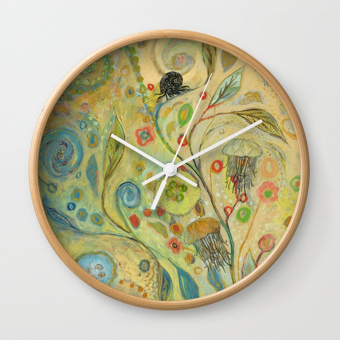 Embracing the Journey Wall Clock