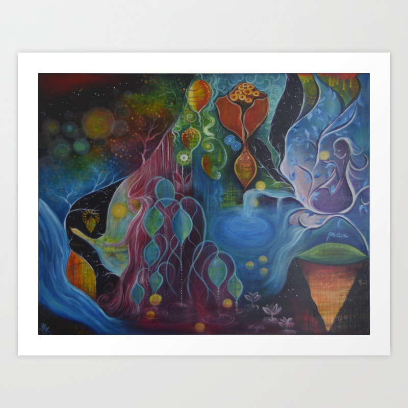 Where The Magic Begins Original Painting By Katrina Koltes Art