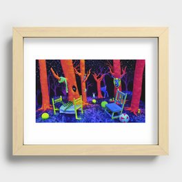 Bump in the Night Recessed Framed Print
