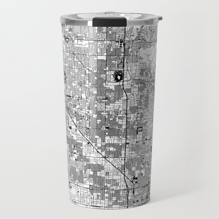 Phoenix White Map Travel Mug