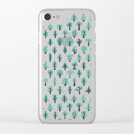 For the Trees Clear iPhone Case