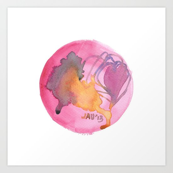 Watercolour 04 Art Print