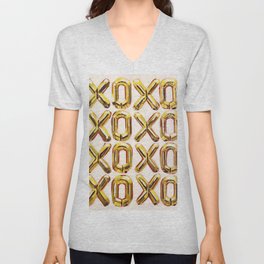 I Love You Like X O V Neck T Shirt