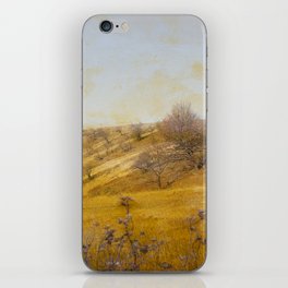 Countryside hills iPhone Skin