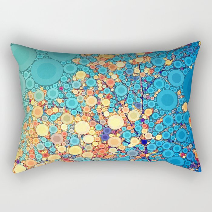 Sky and Leaves Rectangular Pillow