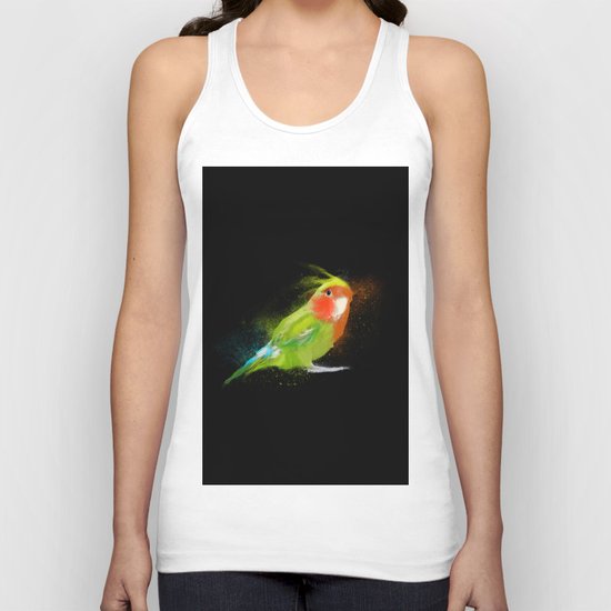 Parrot nebula Unisex Tank Top