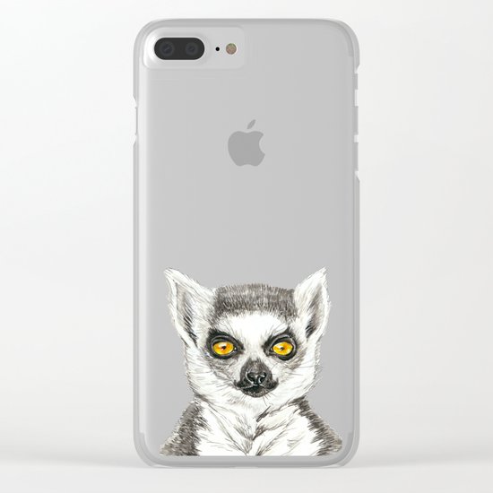 Lemur Clear iPhone Case