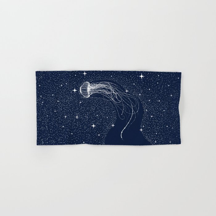 starry jellyfish Hand & Bath Towel