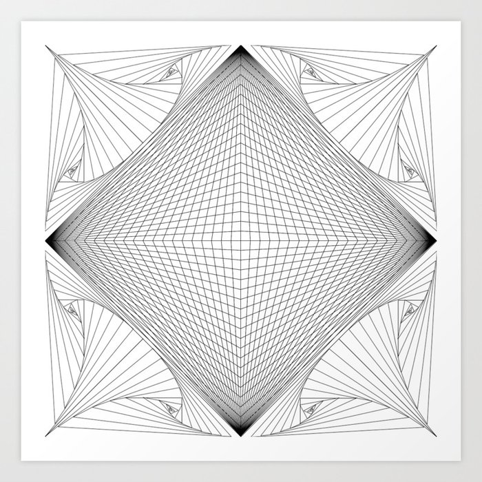 Abstract Square Art Print By Waylonbryan Society6