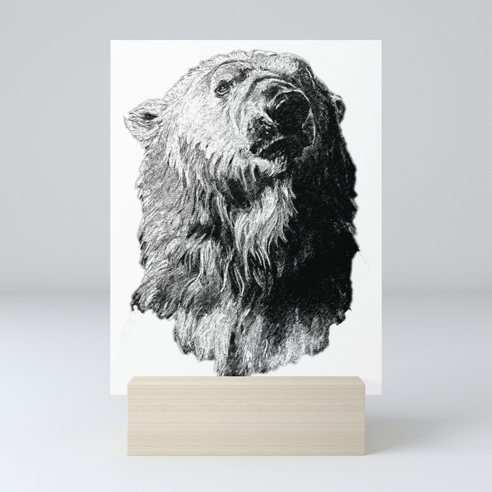 Polar Bear Hope Mini Art Print
