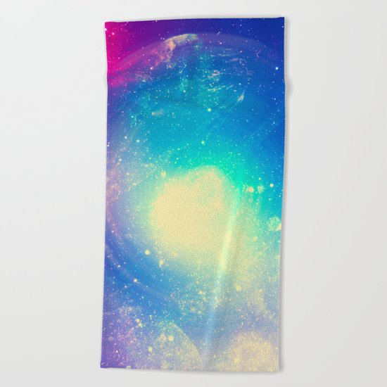 Galaxy Waves Beach Towel