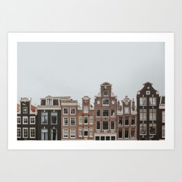 Amsterdam Charming Houses Art Print