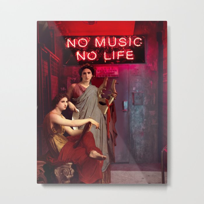 No Music, No Life Metal Print