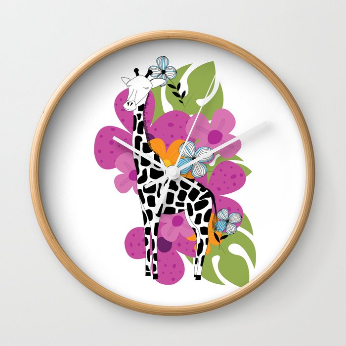 Surrounded By Mother Nature Wall Clock