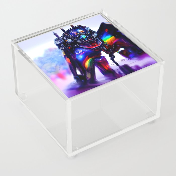 Pride Mecha Leo Acrylic Box