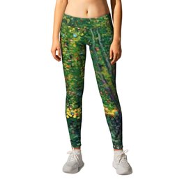 Brush and Underbrush flower and forest landscape by Vincent van Gogh Leggings | Gladiolus, Irises, Vincentvangogh, Scenery, Colorfulflowers, Landscape, Daffodils, Sunflowers, Dahlia, France 