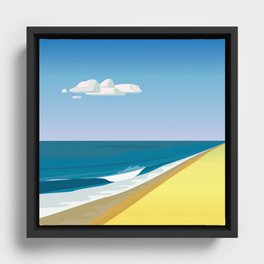 Rothko at the Beach Framed Canvas