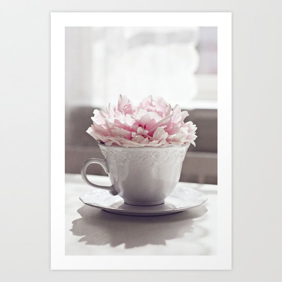 My cup of tea Art Print