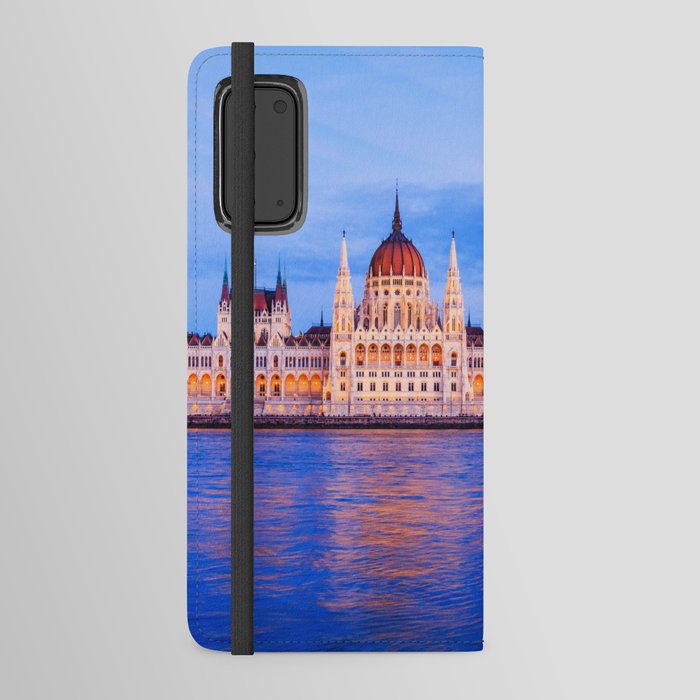 Budapest, Hungary parliament at night. Android Wallet Case