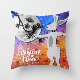 Magical time Throw Pillow