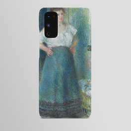 The Laundress (1877–1879) by Pierre-Auguste Renoir. Android Case
