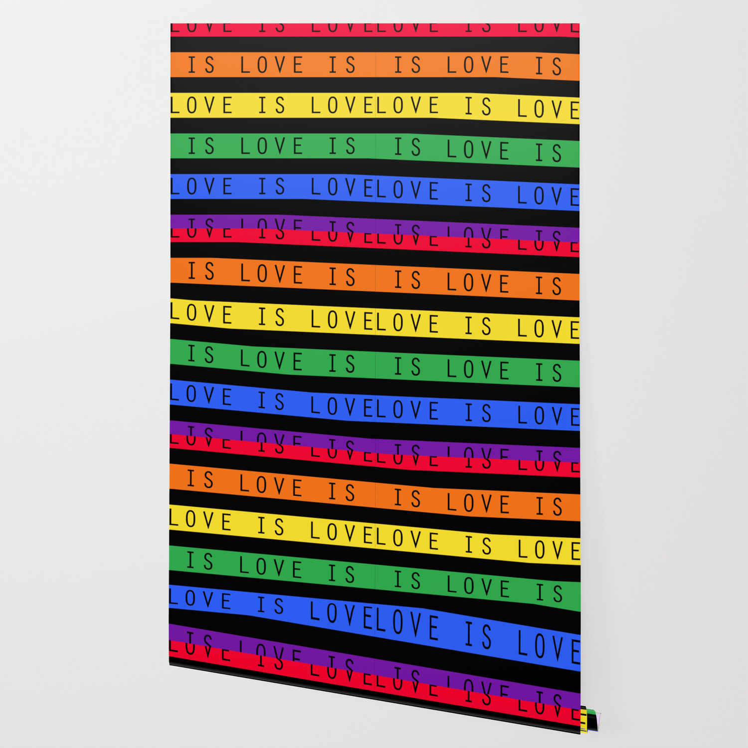Love Is Love Lgbt Pride Quote Gay Lesbian Gift Premium Graphic Wallpaper By Sujvil Society6