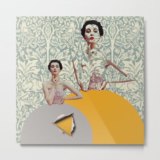 Peephole Metal Print