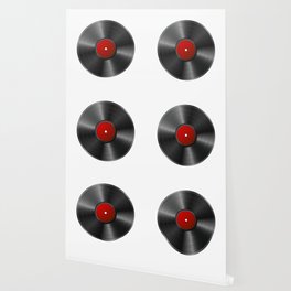 Black And Red Retro Music Vynil High Resolution Wallpaper