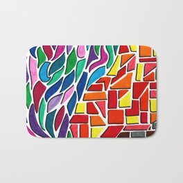 Firewall Bath Mat | Other, Geometric, Concept, Coolcolors, Watercolor, Pattern, Organic, Graphicdesign, Abstract, Ink 