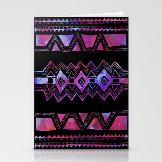 PATTERN {Tribal 001} Stationery Cards