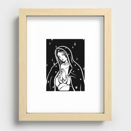 Pray for yourself Recessed Framed Print