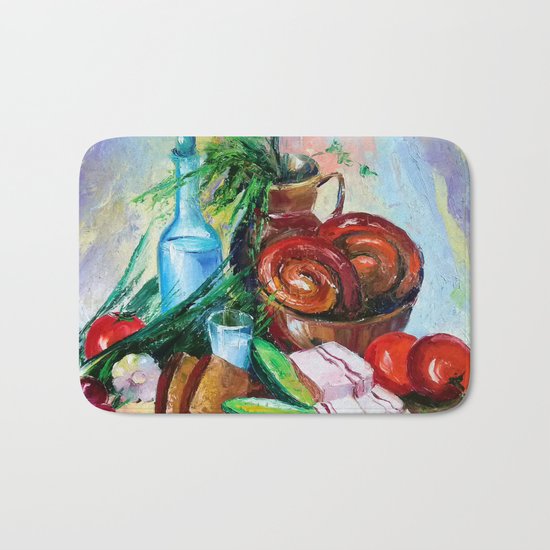 National still life Bath Mat