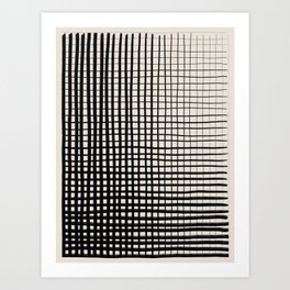 Horizontal & Vertical Lines Art Print