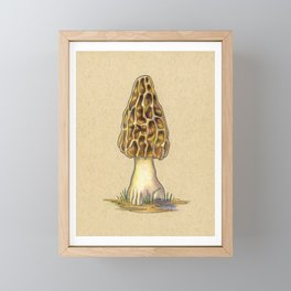 Morel - Inktober 2019 #7 Framed Mini Art Print